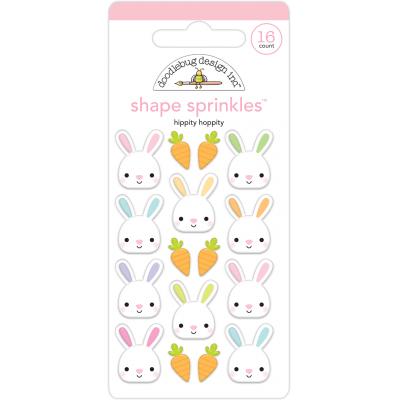 Doodlebug Hippity Hoppity Sticker - Shape Sprinkles